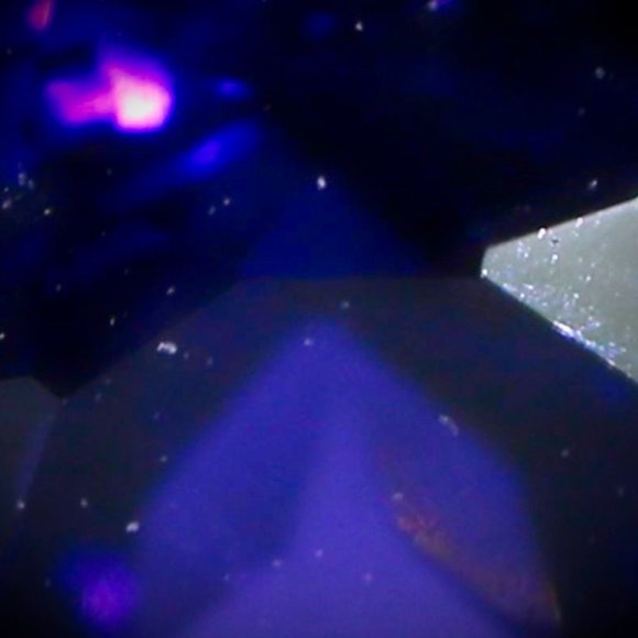 iolite 1.22ct Platinum Finish Solid Silver Ring - Picture 3 of 7